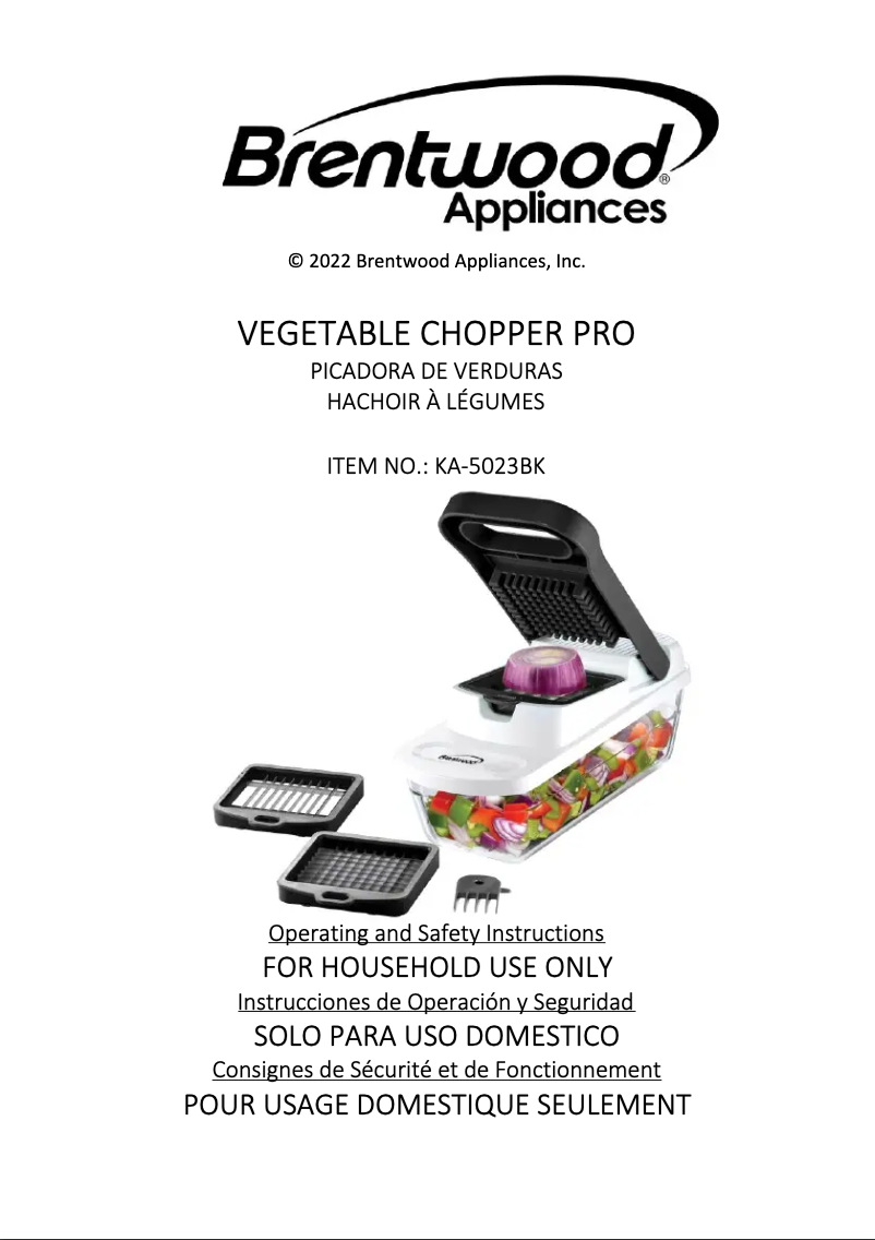 Image de la première page du manuel de l'appareil KA-5060BK