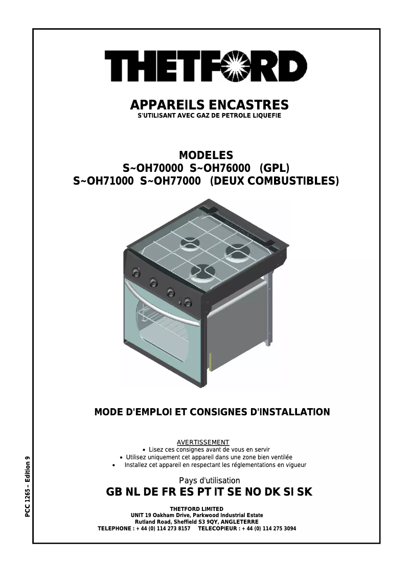 Image de la première page du manuel de l'appareil S-OH76000