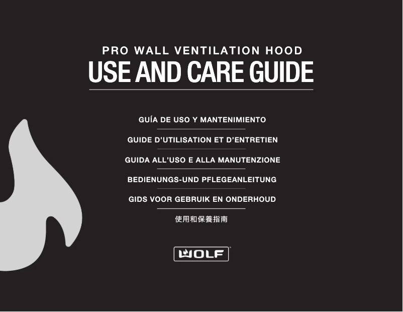 Page 1 de la notice Manuel utilisateur Wolf PW362718