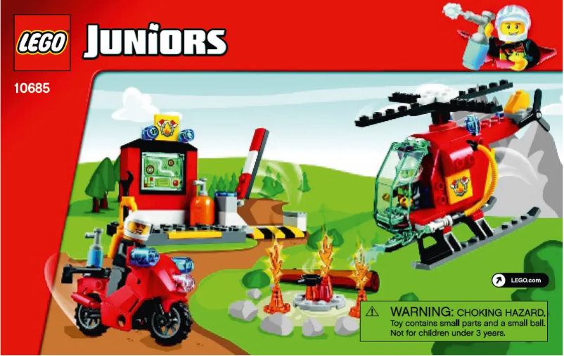 Page 1 de la notice Manuel utilisateur Lego Juniors 10685