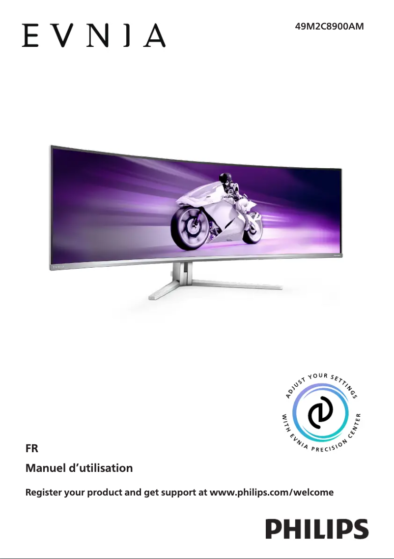 Page n°1 - Mode d'emploi Philips Evnia 49M2C8900
