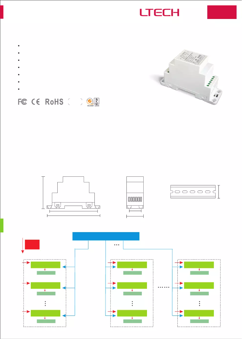 Page n°1 - Manuel utilisateur Ltech CHLSC11