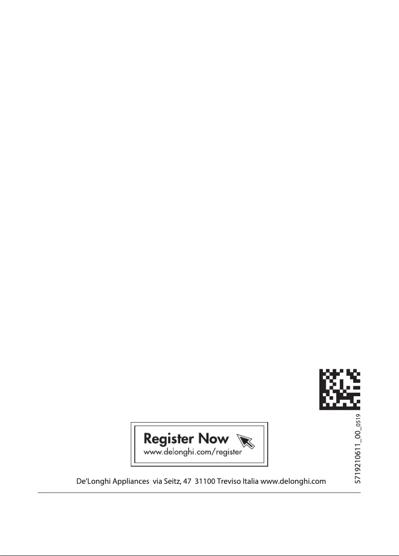 Page n°1 - Manuel utilisateur DeLonghi Colombina Evo XLM353.ADC