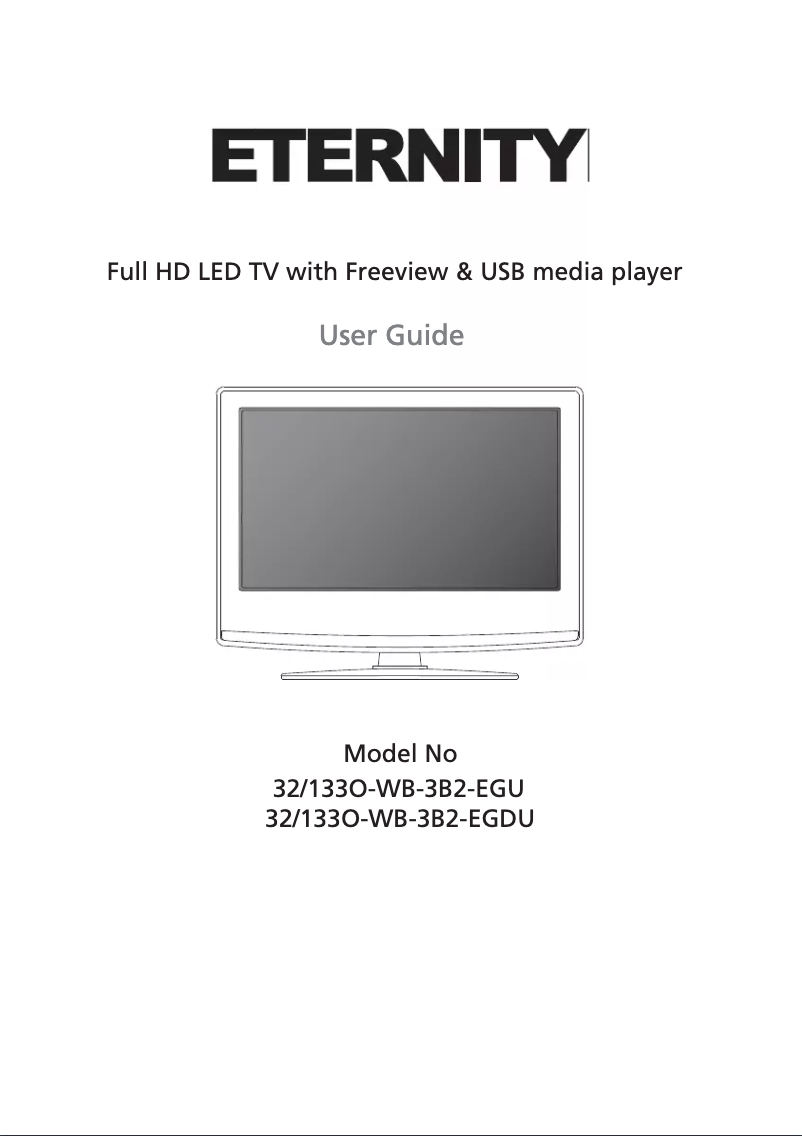 Page n°1 - Manuel utilisateur Eternity 32/133Z-WB-11B-GUX-UK
