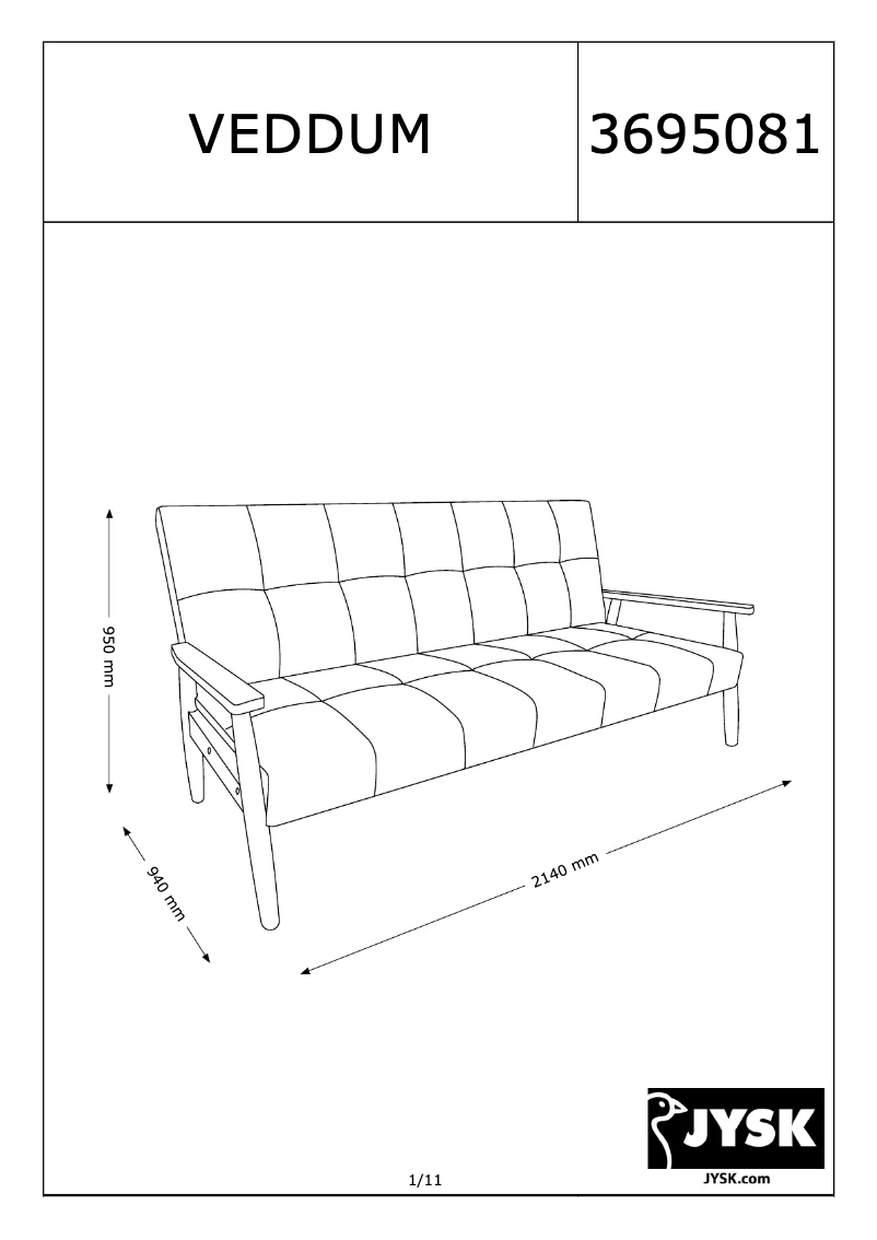 Image de la première page du manuel de l'appareil Veddum