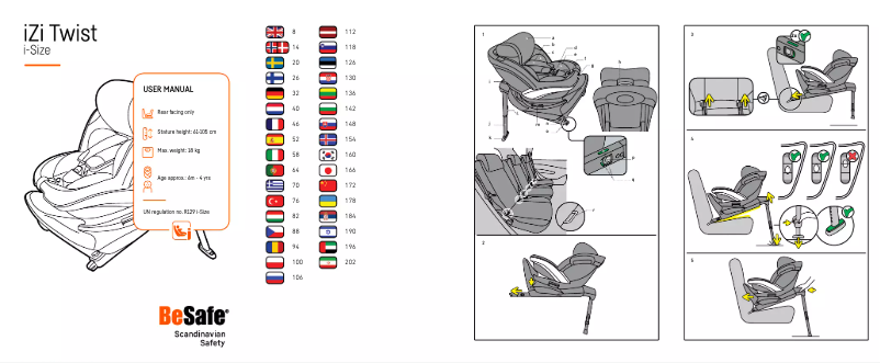 Image de la première page du manuel de l'appareil iZi Twist E-M i-Size