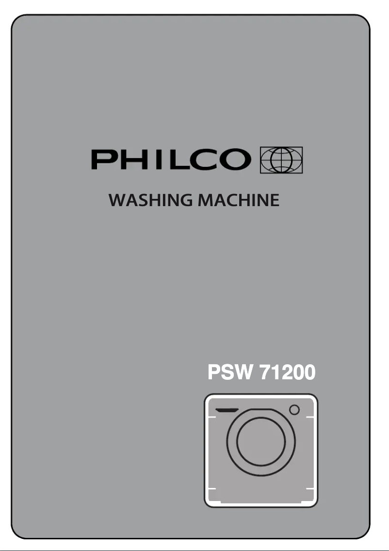 Page n°1 - Mode d'emploi Philco PSW 71200