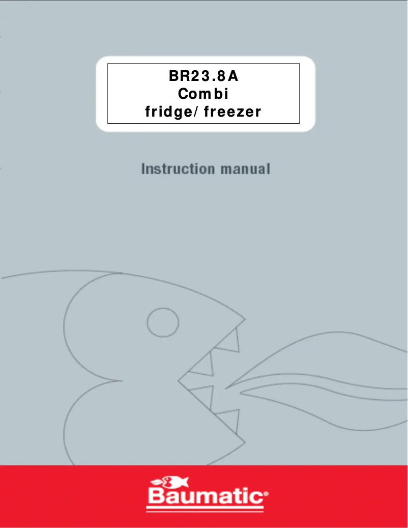 Image de la première page du manuel de l'appareil BR23.8A