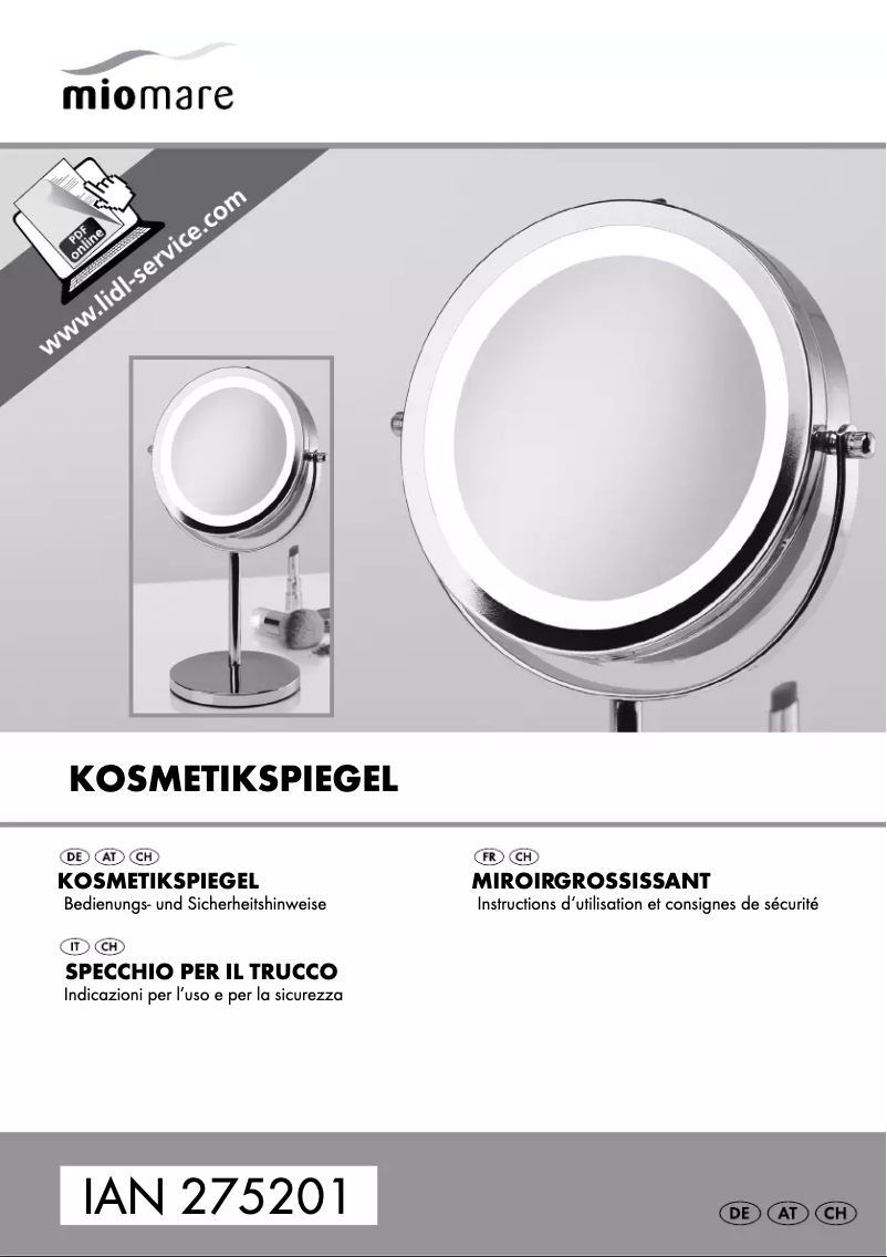 Image de la première page du manuel de l'appareil IAN 275201