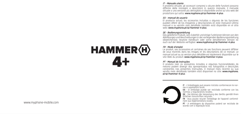 Image de la première page du manuel de l'appareil 4+