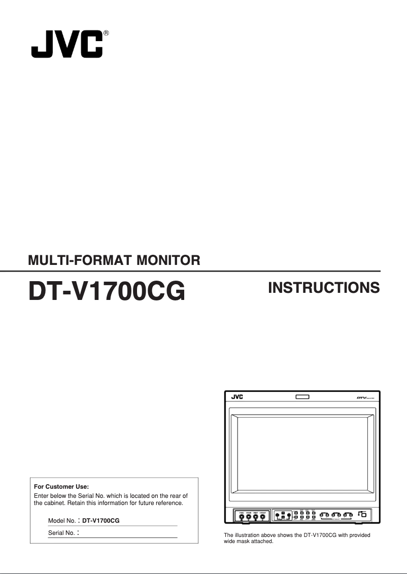Image de la première page du manuel de l'appareil DT-V1710CGU=