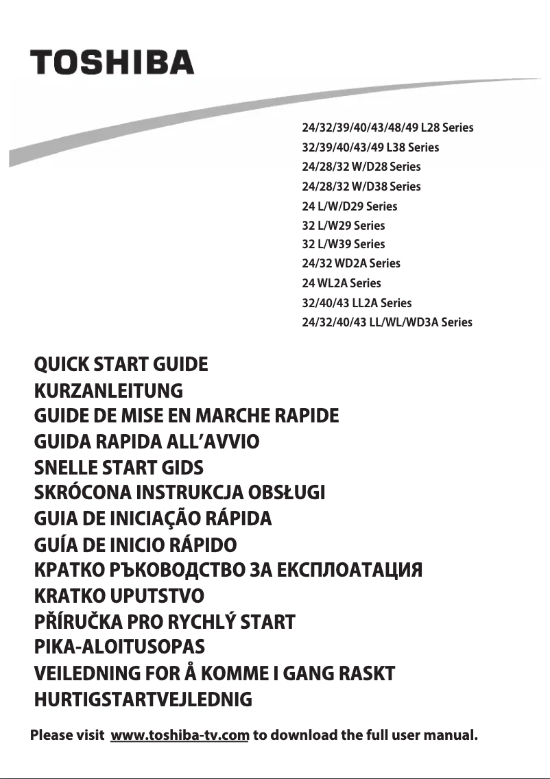 Image de la première page du manuel de l'appareil 32LL3A63