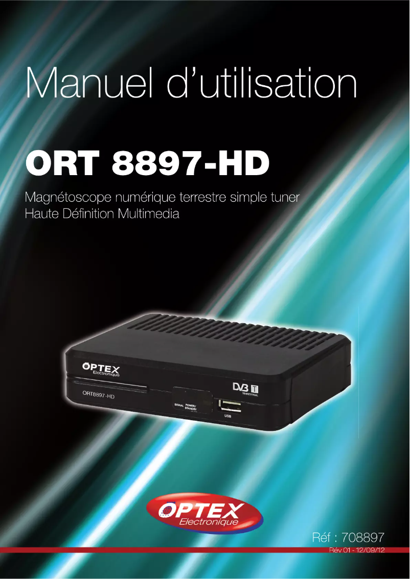 Image de la première page du manuel de l'appareil ORT 8897-HD