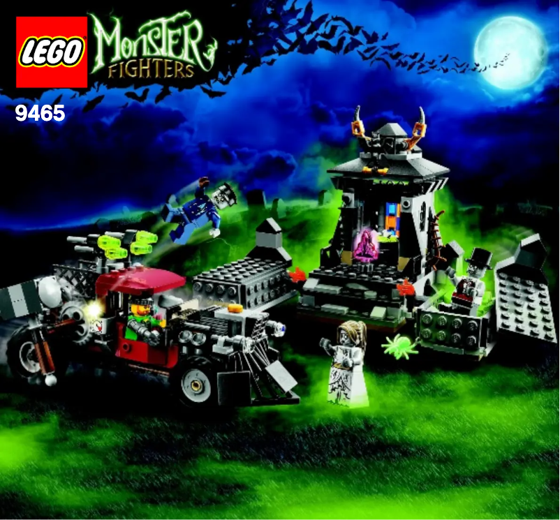 Page 1 de la notice Manuel utilisateur Lego Monster Fighters 9465