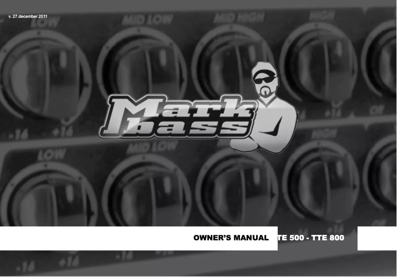 Image de la première page du manuel de l'appareil TTE800 RJ SIGNATURE