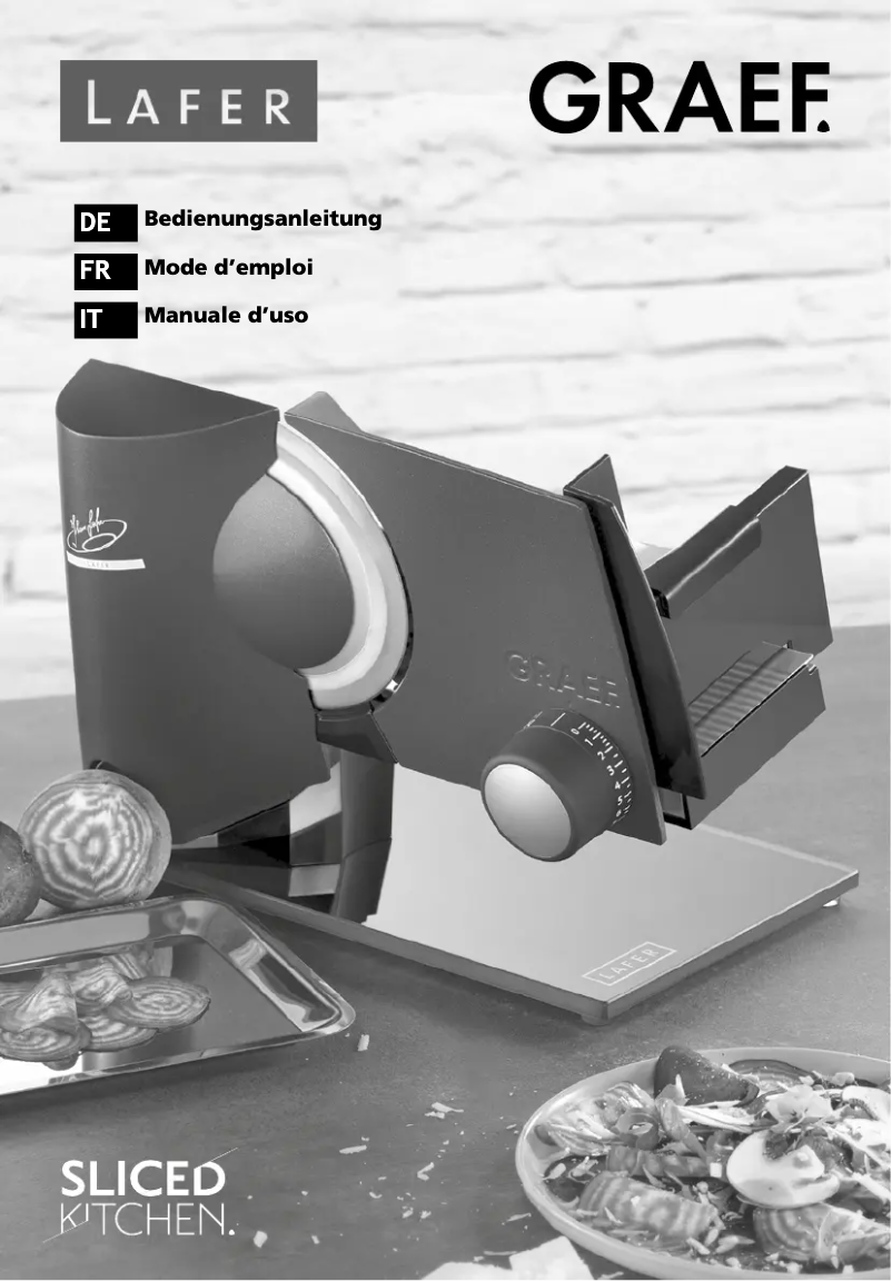 Image de la première page du manuel de l'appareil PremiumCut Lafer Edition