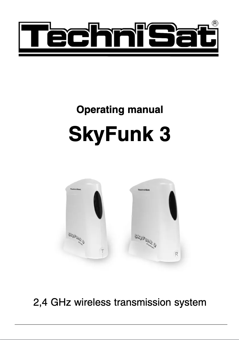 Page 1 de la notice Manuel utilisateur TechniSat SkyFunk 3