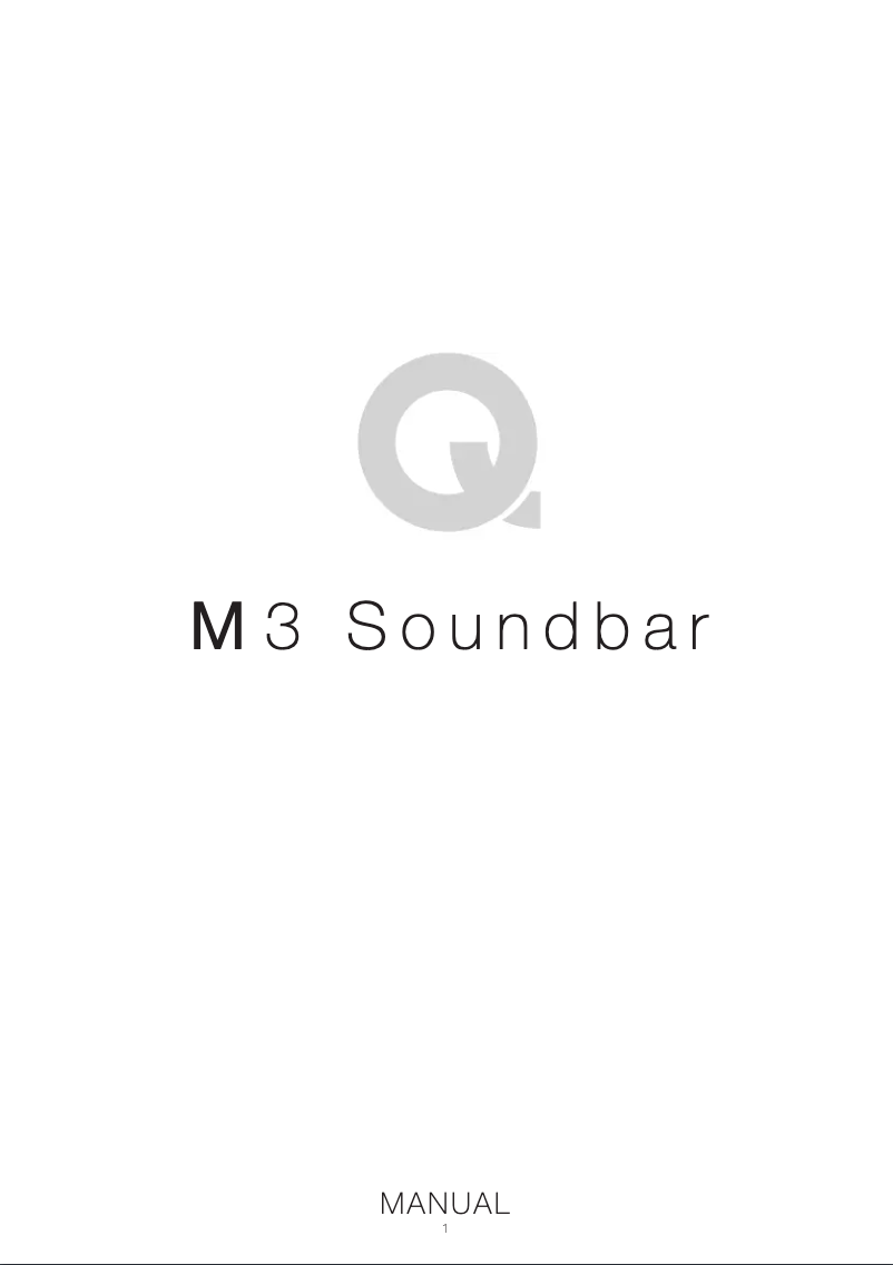 Page 1 de la notice Manuel utilisateur Q Acoustics M3