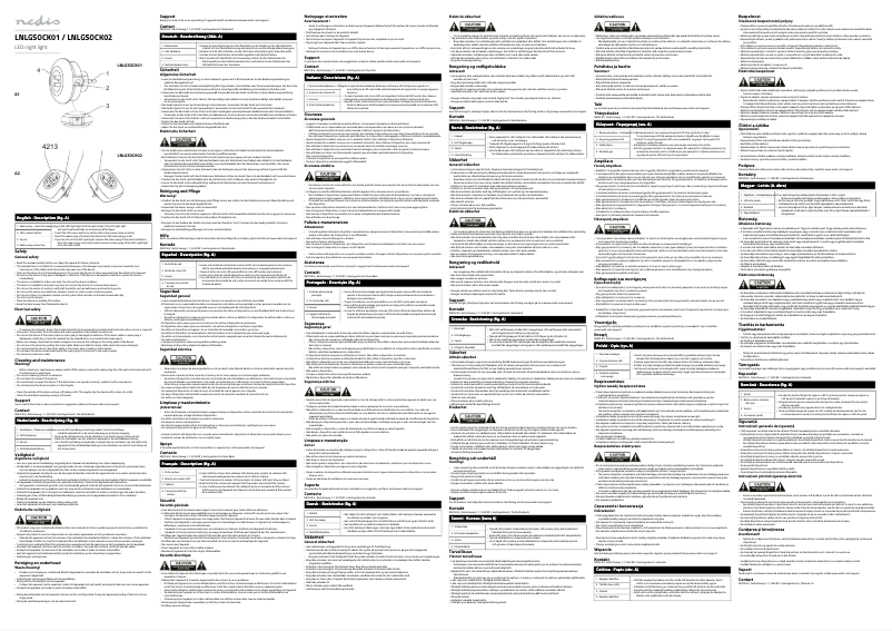 Page 1 of the manual User Manual Nedis LNLGSOCK01