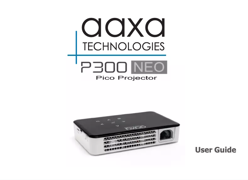 Page n°1 - Manuel utilisateur AAXA Technologies P300 Neo