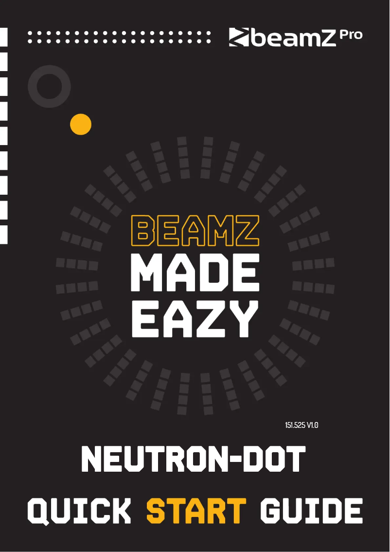 Page n°1 - Guide de démarrage rapide BeamZ NEUTRON-DOT