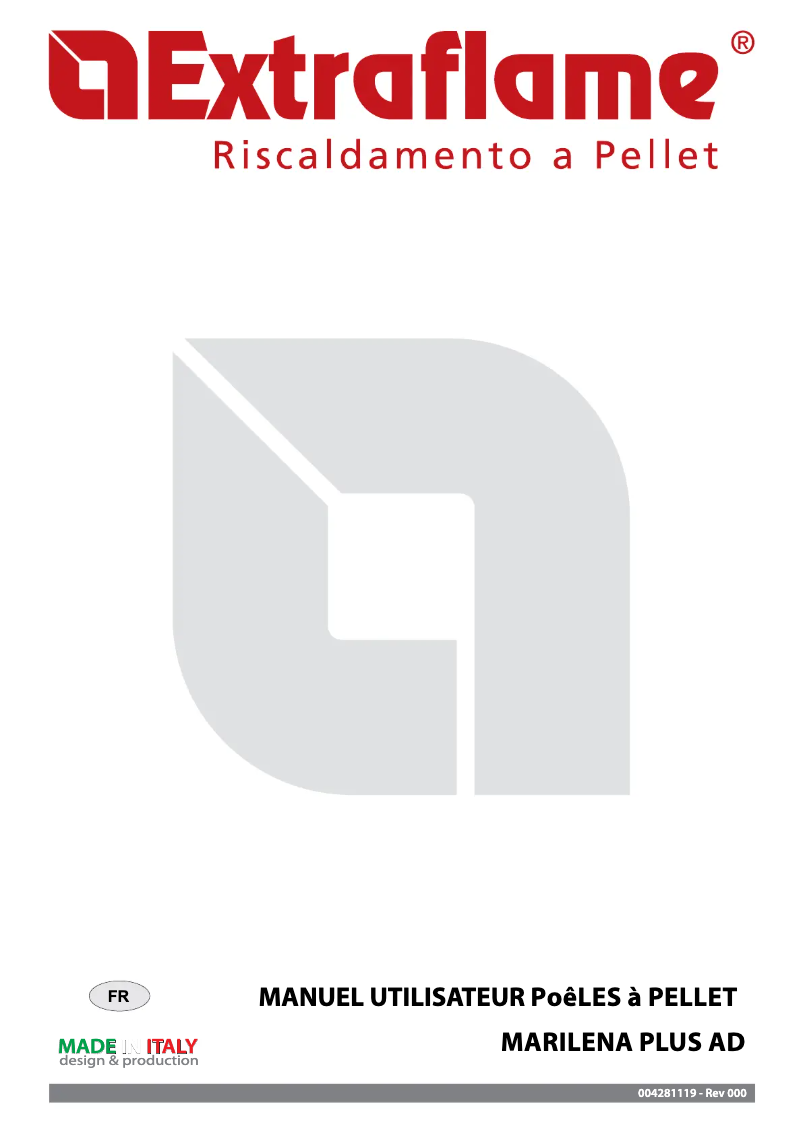 Imagen de la primera página del manual del dispositivo Marilena Plus AD