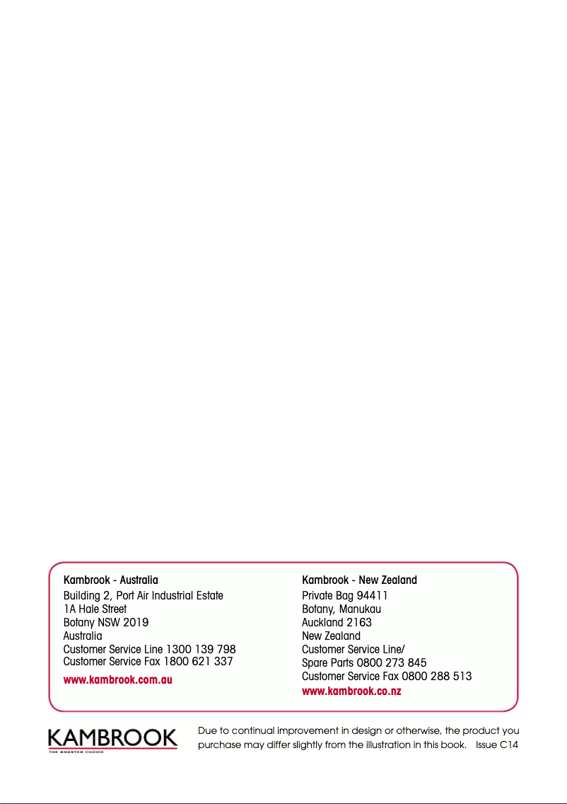 Page n°1 - Manuel utilisateur Kambrook Profile KSC450