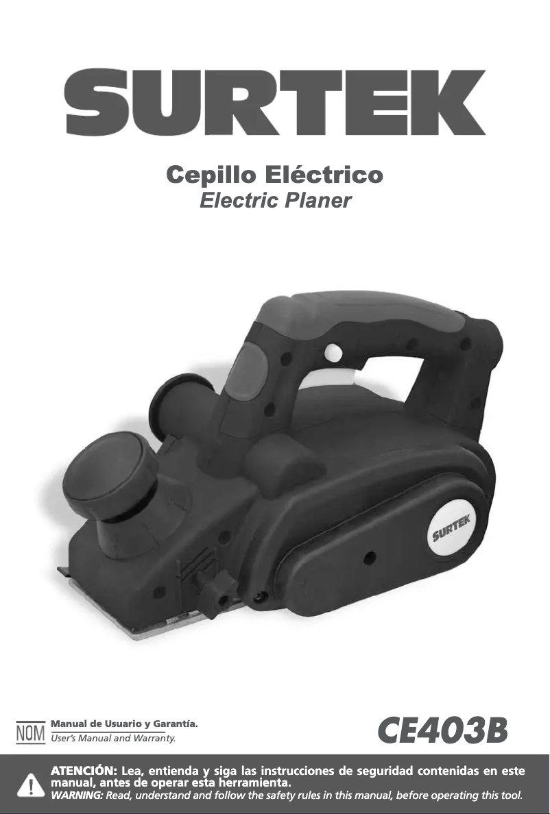 Page 1 de la notice Manuel utilisateur Surtek CE403B