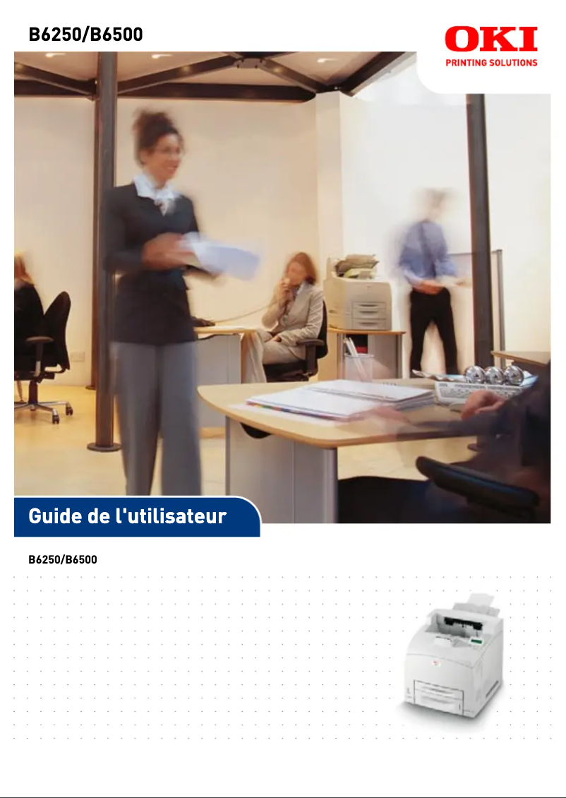 Page 1 de la notice Manuel utilisateur OKI B6500
