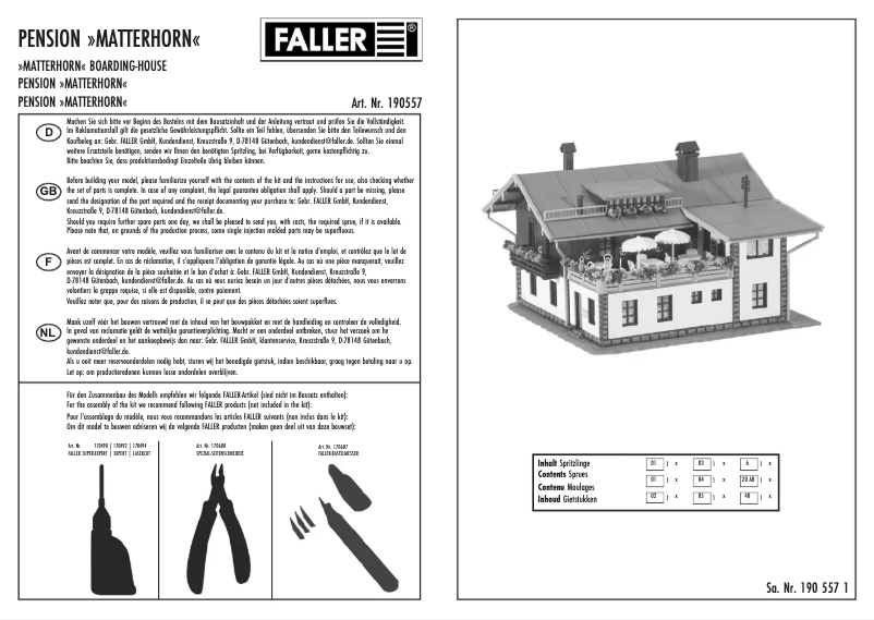 Image de la première page du manuel de l'appareil 190557