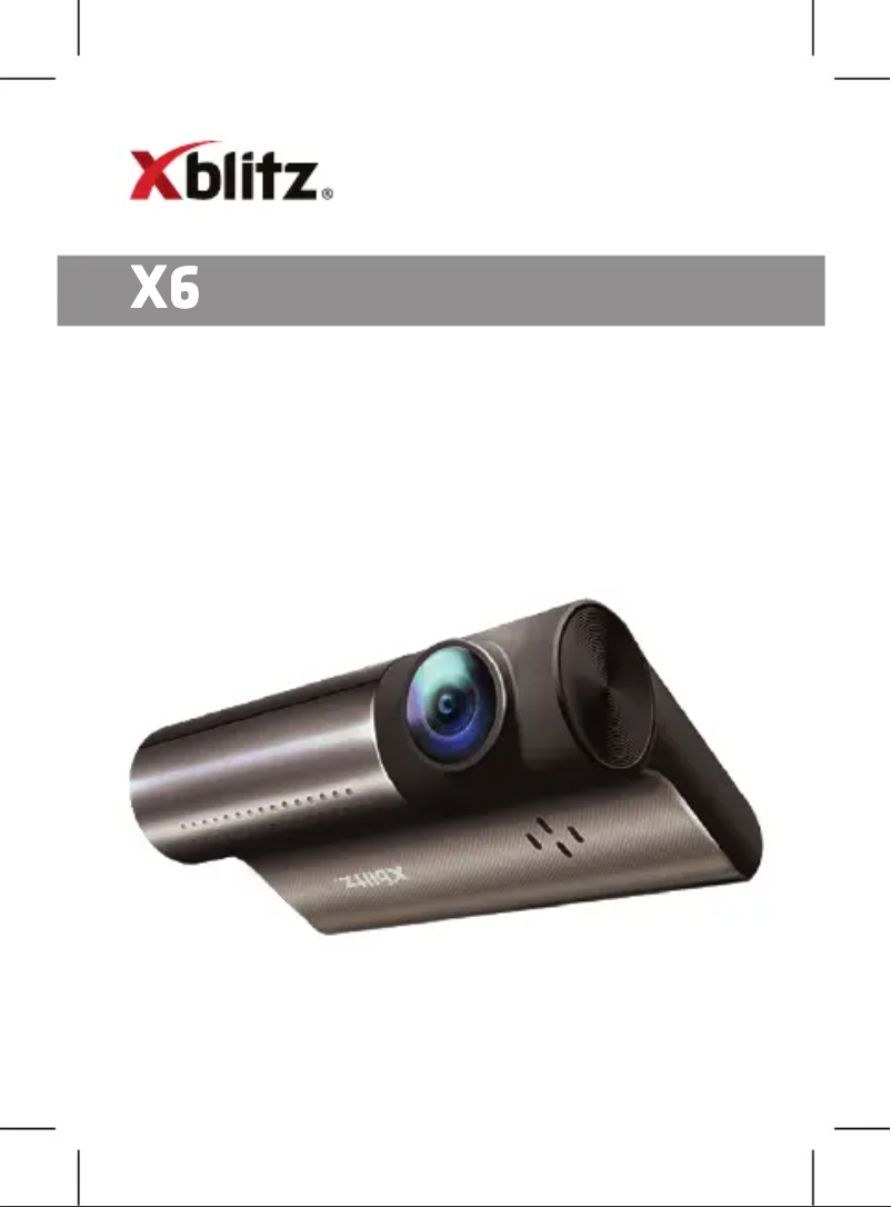 Page n°1 - Manuel utilisateur Xblitz X6