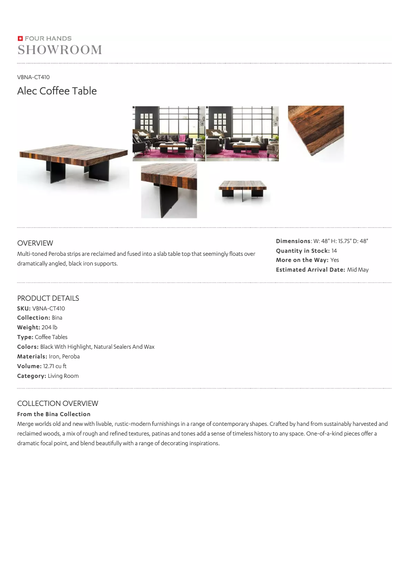 Page 1 de la notice Manuel utilisateur Four Hands VBNA-CT410