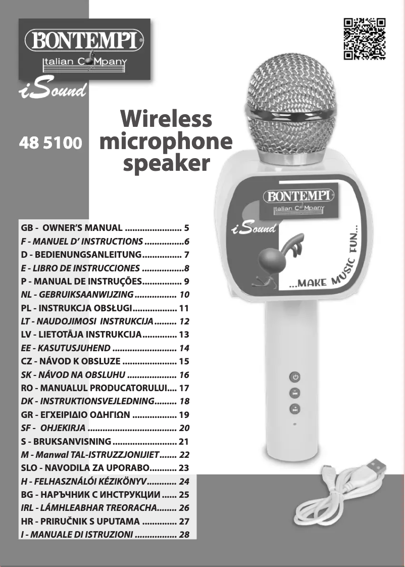Image de la première page du manuel de l'appareil iSound 48 5100