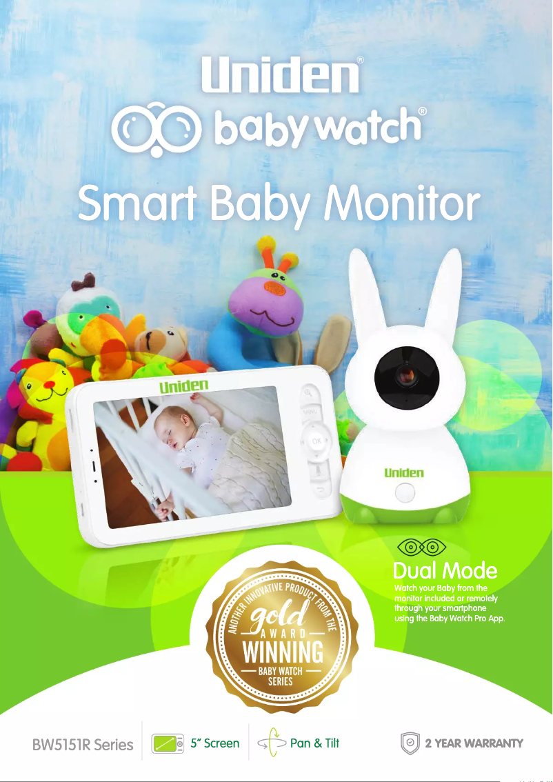 Page 1 de la notice Brochure Uniden BW 515PTR