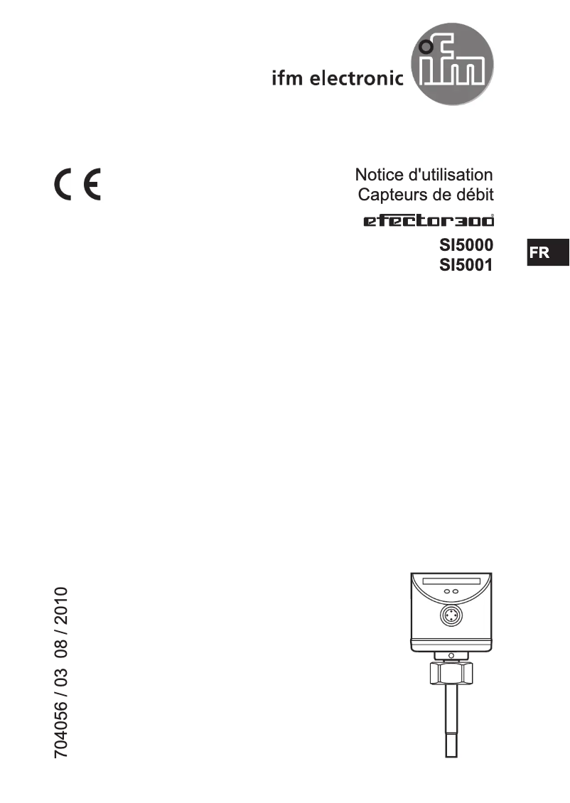Page 1 de la notice Manuel utilisateur IFM SI5001