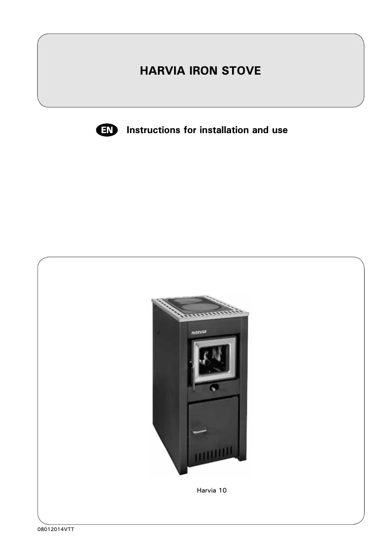 Page n°1 - Manuel utilisateur Harvia Kamina WU100