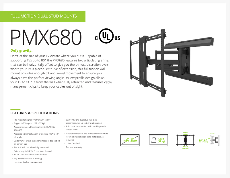 Image de la première page du manuel de l'appareil PMX680