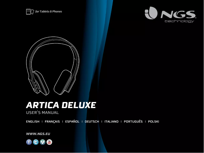 Image de la première page du manuel de l'appareil White Artica Deluxe