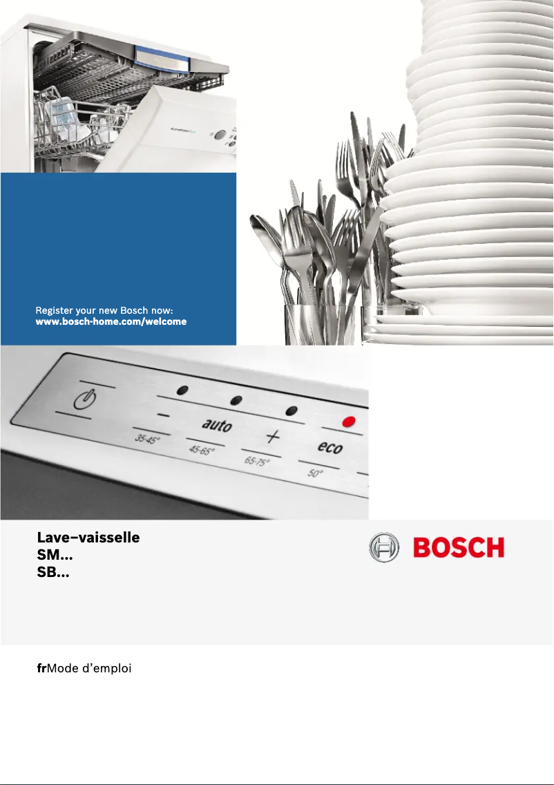 Page n°1 - Manuel utilisateur Bosch SMI68MS07E