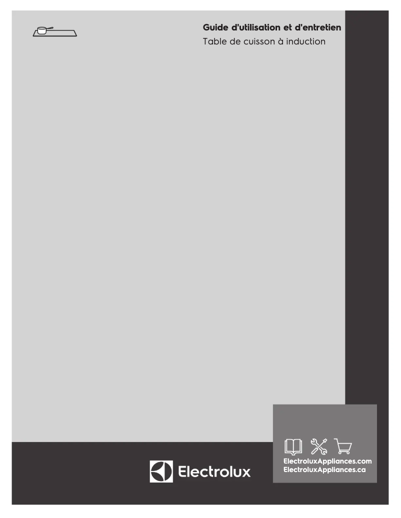 Page 1 de la notice Manuel utilisateur Electrolux ECCI3068AS