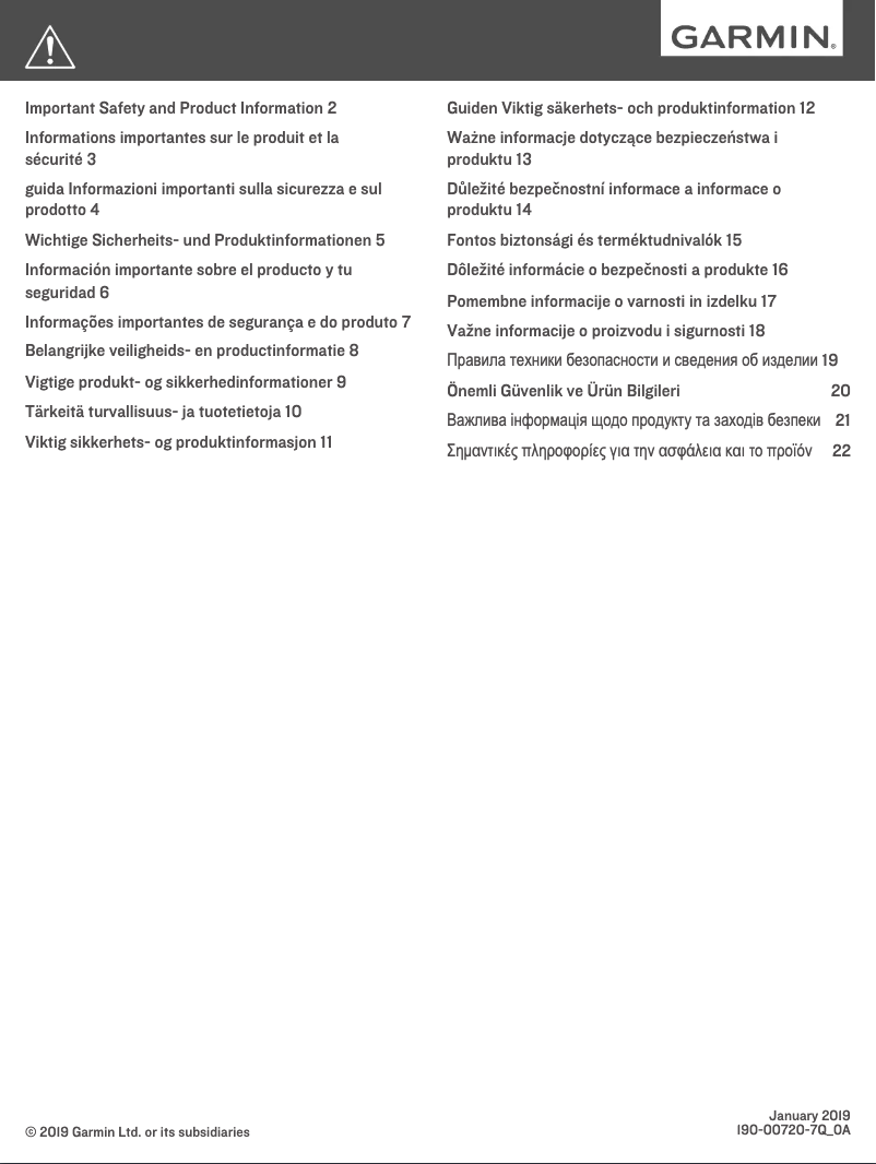 Page 1 de la notice Manuel utilisateur Garmin nuvi 55LMT