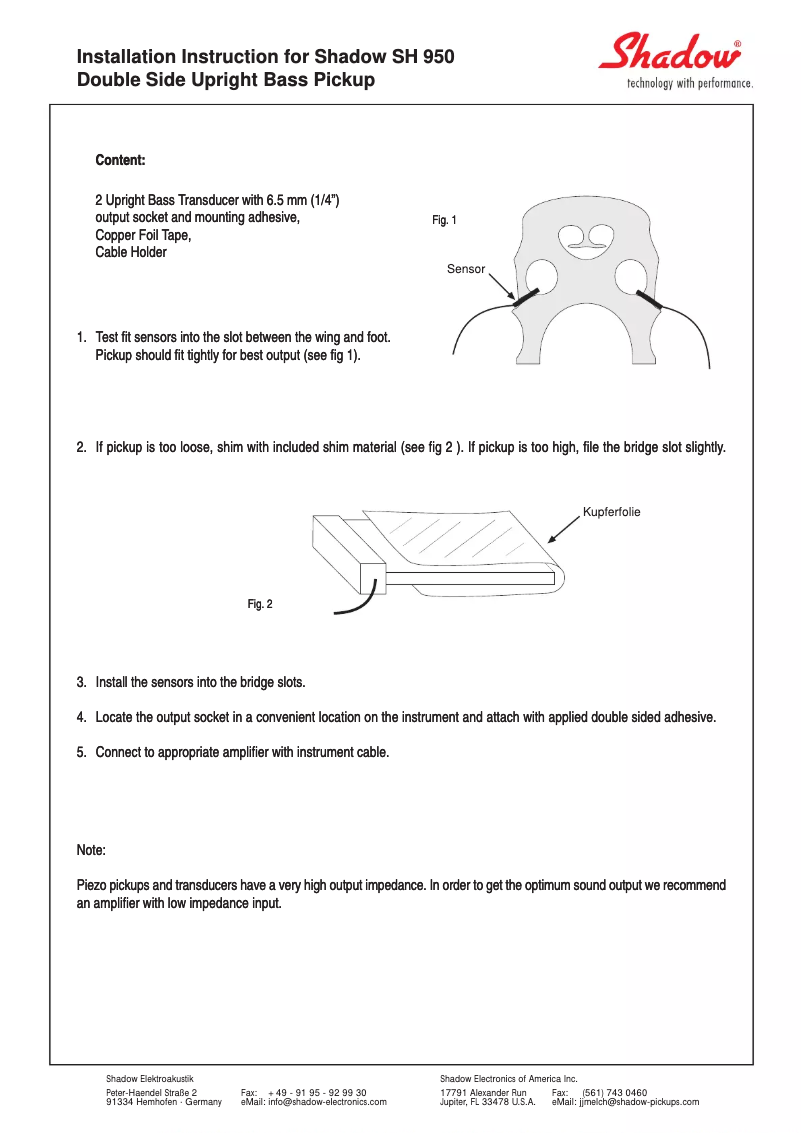 Image de la première page du manuel de l'appareil SH950