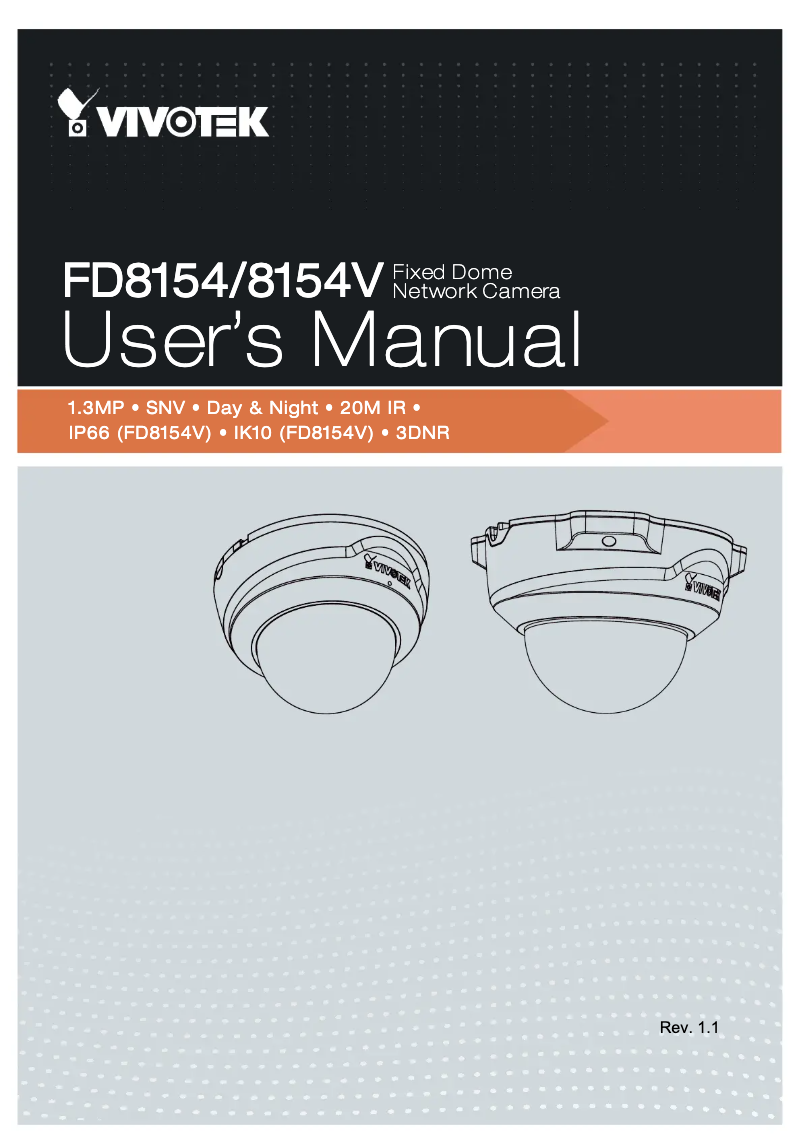 Image de la première page du manuel de l'appareil FD8154-F2