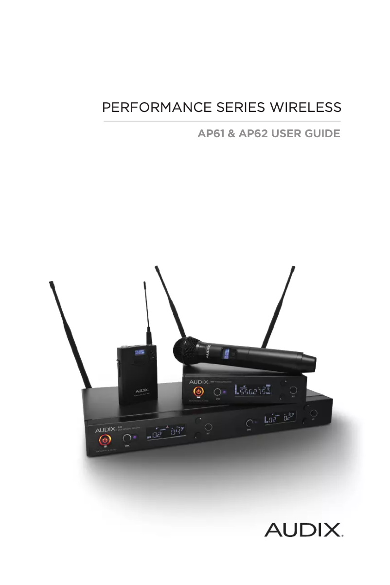 Page 1 de la notice Manuel utilisateur Audix R62