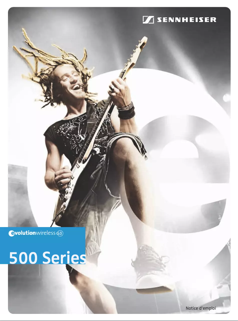 Page n°1 - Manuel utilisateur Sennheiser EM 500 G3