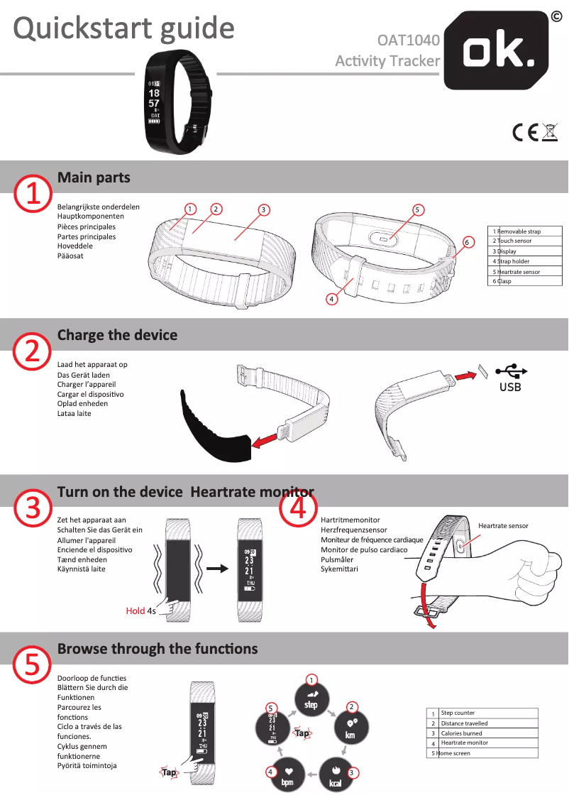 Page 1 de la notice Manuel utilisateur OK OAT1040