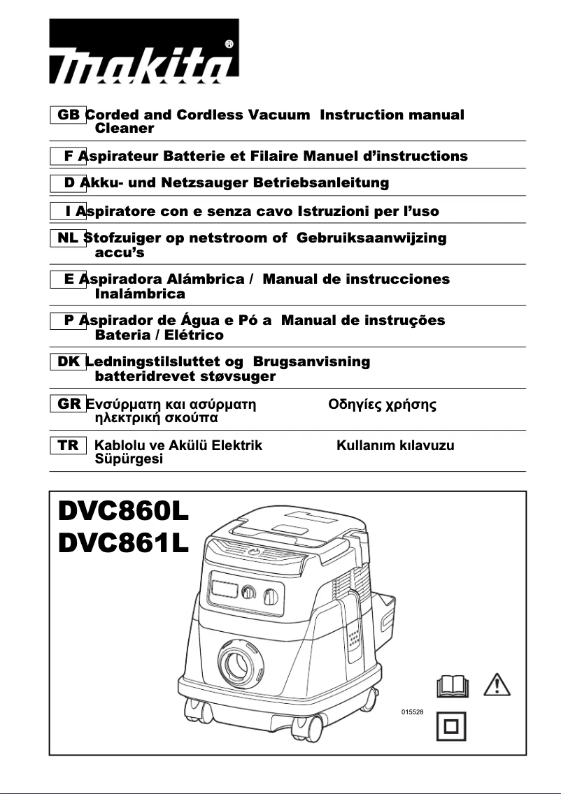 Image de la première page du manuel de l'appareil DVC861L