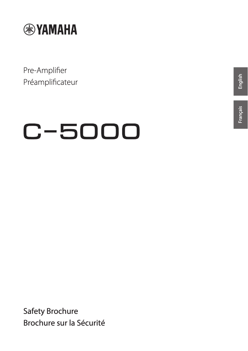 Image de la première page du manuel de l'appareil C-5000