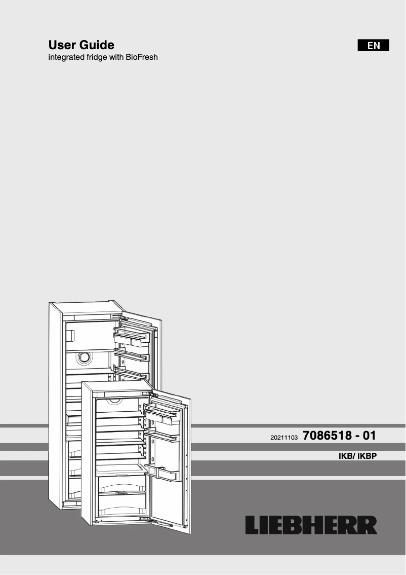 Page n°1 - Manuel utilisateur Liebherr SIKB 3550