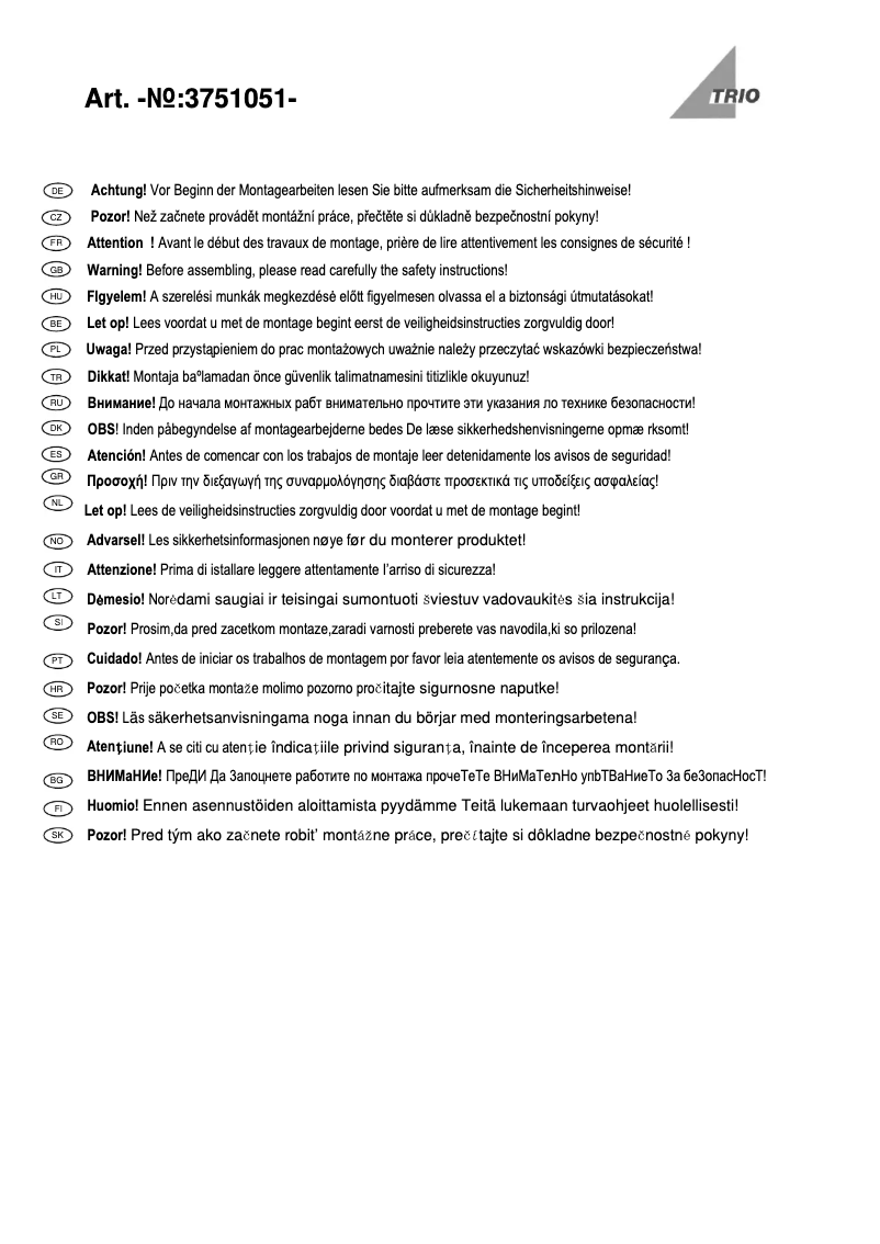 Image de la première page du manuel de l'appareil Stamina 3751051-24